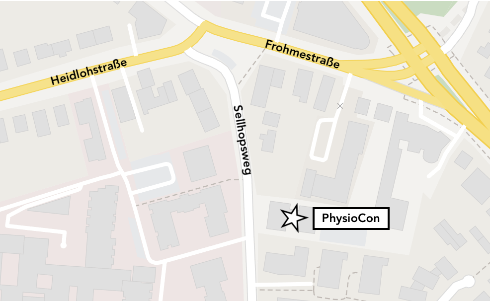 Lageplan der Praxis